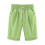 Damen-Shorts aus Baumwoll-Leinen-Mischgewebe, hellgrün, Größe 6 1