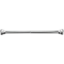Fekete feszítő zuhanyrúd, állítható 61-91 cm, fúrásmentes