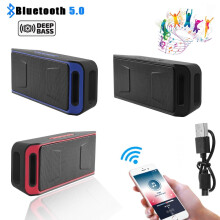 Cainteoir Bluetooth Xhy Inaistrithe Gan Sreang Uiscedhíonach Cainteoirí Fuaime Dord Steirió 5.0 don Bhaile, Cóisir, Lasmuigh, Taisteal Gorm