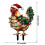 2D LED kersttuinpaal – Kippendesign 2