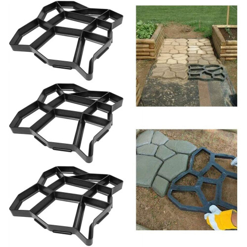 Walk Maker Reusable Concrete Path Maker Molds Pathmate Stone Molding Stepping Stone Paver