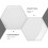 White Felt Turntable Slipmat for Home Record Player Protection 2Pcs 3