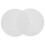 White Felt Turntable Slipmat for Home Record Player Protection 2Pcs 5