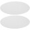 White Felt Turntable Slipmat for Home Record Player Protection 2Pcs 7