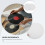 White Felt Turntable Slipmat for Home Record Player Protection 2Pcs 8