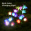Solar Lily Flower Stake Lights 2 Pack Blue Purple 3
