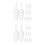 24Pcs Plastic Ice Cube Scoop - Clear Spoon for Candy, Flour and Grains 7