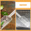 24Pcs Plastic Ice Cube Scoop - Clear Spoon for Candy, Flour and Grains 11