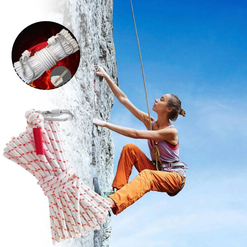 Heavy-Duty Nylon Fire Rope with Thick Core 1-Pack 2