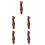 5Pcs Durable Solid Wood Handles for Garden Tool Replacement 7