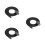 3Pièces Câble Type-C Robuste Noir Compatible Pièce Et Mobile 9
