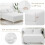 Queensize dekbedset, 7-delig, geborstelde stof 3