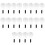20Pcs Hairdressing Mask Shield Assorted Colors 7