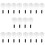 20Pcs Hairdressing Mask Shield Assorted Colors 8