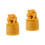 2Pcs Durable DIY Chinese Style Light Brown Stone Stamp Set 6