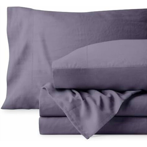 Σετ σεντόνια Twin XL – 1800Εξαιρετικά μαλακά μικροΐνες από πλύσιμο σε πέτρες, βαθιές 1