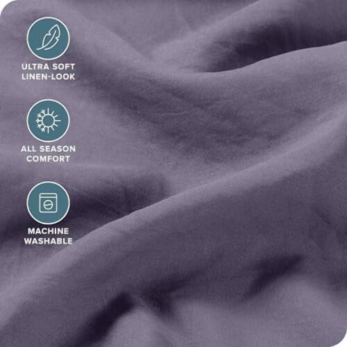 Σετ σεντόνια Twin XL – 1800Εξαιρετικά μαλακά μικροΐνες από πλύσιμο σε πέτρες, βαθιές 2