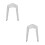 2Pcs Durable Arm Protection Sleeve Grey Polyester Cooling Uv Shield 8