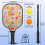 Σετ κουπιών Pickleball με κουπιά από fiberglass σε σχέδια λουλουδιών, 2 μπάλες και τσάντα – 3