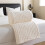Beige Waffle Jacquard Blanket 70x100 cm Soft Lightweight 6