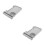 2Pcs Lightweight PP Arm Rest Tray for Couch with Cup Holder Light Grey 4