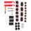 5Sets Bike Tire Tool Kit Portable Glueless Patch Set Assorted Colors 3