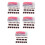 5Sets Bike Tire Tool Kit Portable Glueless Patch Set Assorted Colors 5