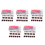 5Sets Bike Tire Tool Kit Portable Glueless Patch Set Assorted Colors 6