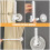 Adjustable White Drapery Hook Holder for Home Use, Versatile Curtain Hooks, 2 Pieces 5