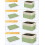 Fabric Storage Bin Green 15"x11"x9.5" 1 Pack 2