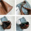 Τσάντες Slouchy Hobo για γυναίκες Tote τσάντα Retro PU δέρμα χιαστί πορτοφόλι μαλακό ώμο 6