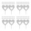 800Pcs Universal Stainless Steel Sim Card Removal Eject Pins Silver 4