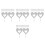 800Pcs Universal Stainless Steel Sim Card Removal Eject Pins Silver 10