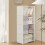 Kleiderschrank mit Bücherregal, 4-stufig 4