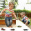 POINTERTECK Dinosaur Pull Back-biler, 6-pakning Dinosaurleker for barn 3+ – Kompatibel med T-Rex-lekesett 6