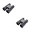 2Pcs Kids Compact Binoculars Black with Neck Strap Outdoor Use 9