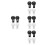 8Pairs Car Windshield Ticket Holders PVC Suction Cup Clips Multi Color 9