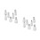 14Pcs Reusable Silver Cake Nozzle Tips Stainless Steel Icing Tools 4