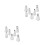 14Pcs Reusable Silver Cake Nozzle Tips Stainless Steel Icing Tools 5