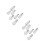 14Pcs Reusable Silver Cake Nozzle Tips Stainless Steel Icing Tools 7