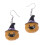 2Pair Multi Color Halloween Earrings Pumpkin Smile Face Ear Studs 6
