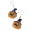 2Pair Multi Color Halloween Earrings Pumpkin Smile Face Ear Studs 7