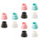 12Pcs Assorted Color Sealing Ring Flexible Plug Leak Odor Prevention 6