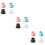 12Pcs Assorted Color Sealing Ring Flexible Plug Leak Odor Prevention 9