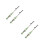 4Pcs Lightweight Car Rearview Mirror Hanging Accessories Multi Color 5