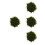 4Pcs Versatile Static Grass Scenery Kit for Model Railway and Crafts 4