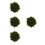 4Pcs Versatile Static Grass Scenery Kit for Model Railway and Crafts 7