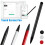 Penna stilo capacitiva per schermo, compatibile con tablet, iPad e cellulari. Q8Q1 8