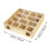 Hamster Accessory Khaki Square Wooden Indoor Play 1Pack 2