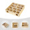 Hamster Accessory Khaki Square Wooden Indoor Play 1Pack 4